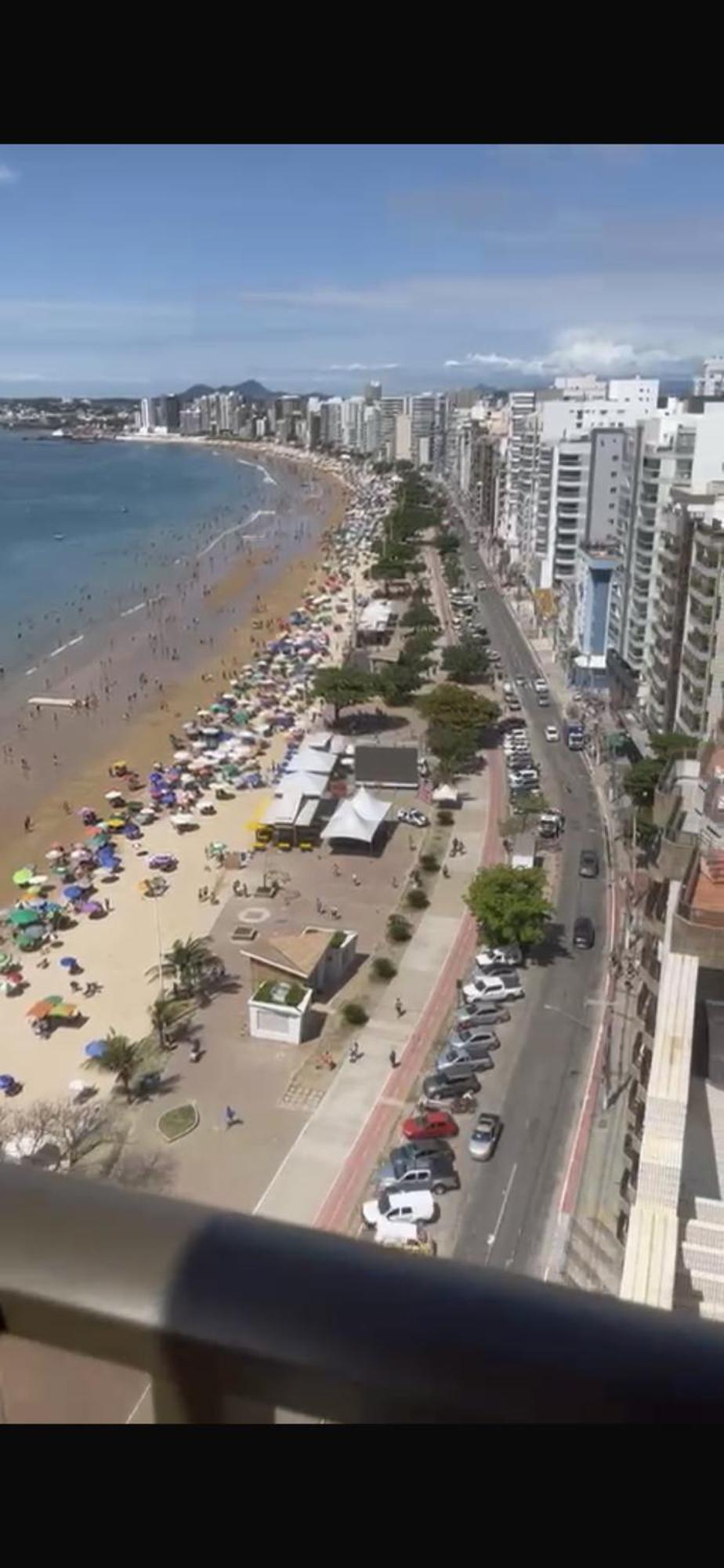 Malaga1201 Cobertura De Frente Para Praia Do Morro Guarapari Em Frente O Quiosque 19 Ngoại thất bức ảnh